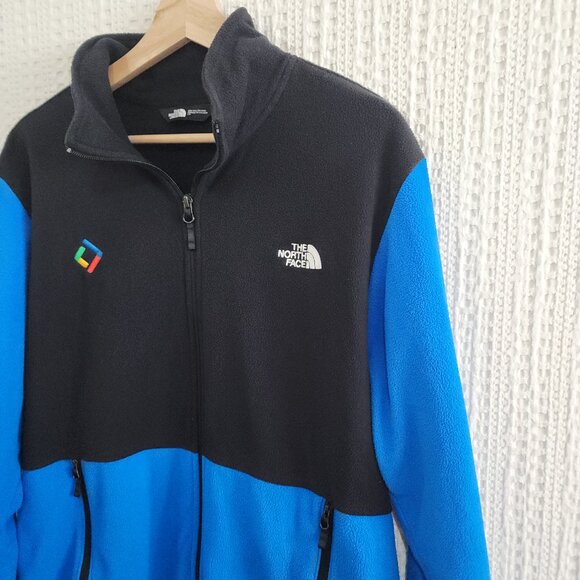The North Face Men's Fleece Zipper Jacket with Google Logo Size Large - Picture 10 of 11